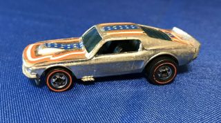 Vintage Hot Wheels Redline Chrome Mustang Stocker 1974 Stars And Stripes