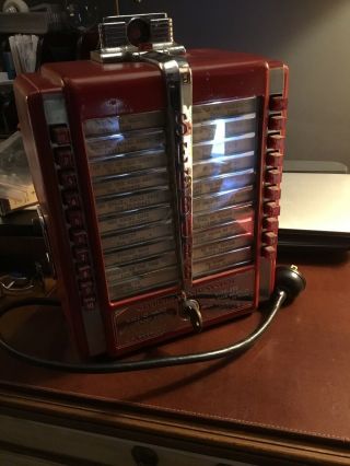 Vintage Seeburg Wall - O - Matic Music System Jukebox Selector Unrestored