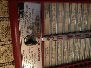 Vintage Seeburg Wall - O - Matic Music System Jukebox Selector Unrestored 2