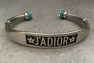 Authentic Christian Dior J’adior Mexican Bracelet Silver
