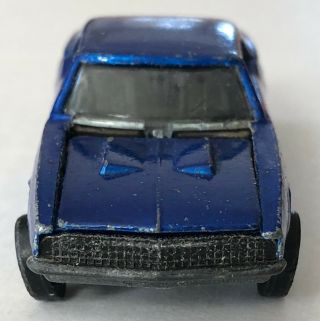 Vintage Mattel Hot Wheels Redline Series 1967 Custom Camaro Blue 3