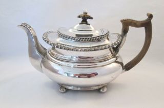 A Large Old Sheffield Plate Tea Pot C1820