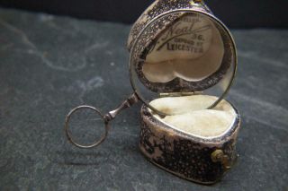 Lovely Antique Georgian Cut Steel Quizzing Magnifying Glass Loupe