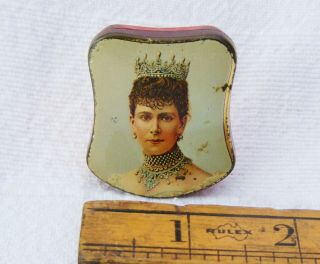 Cachous Tin - Queen Mary - Issued For Coronation King George V & Queen Mary