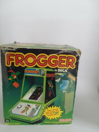Vintage 1982 Coleco Sega FROGGER Tabletop Arcade Game 2