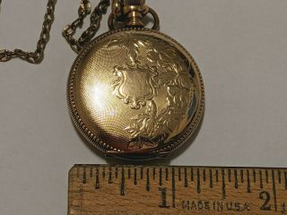 Vintage Waltham Pocket Watch Chain And Box