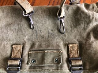 Ww2 U.  S.  Army Musette Bag
