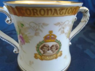 King George VI Loving Cup commemorating his coronation made by Shelley 2