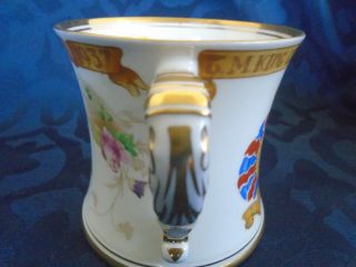 King George VI Loving Cup commemorating his coronation made by Shelley 3