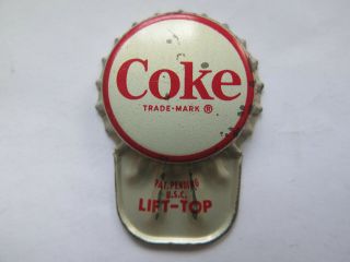 Coke Lift - Top Very Rare Crown Seal Usa Bottle Cap Coca Cola Usa
