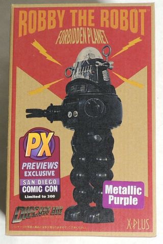 D381.  Previews Exclusive Robby The Robot Diecast Figure From X - Plus (2013) L/e