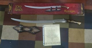 Lord Of The Rings Hadhafang United Cutlery Sword Of Arwen Uc1298