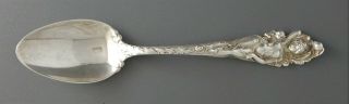 Reed & Barton Sterling Silver Love Disarmed Youth Spoon Scrolled 5 " 1899 43