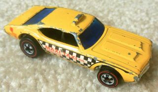 Vintage 1970s Mattel Redline Hot Wheels - Olds 442 Maxi Taxi