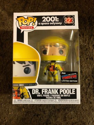 Nycc 2019 Pop 2001 A Space Odyssey - Dr.  Frank Poole Exclusive Sticker In Hand