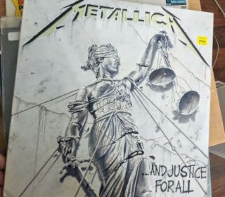 .  And Justice For All [lp] By Metallica (vinyl,  Sep - 1988,  Elektra Entertainmen…