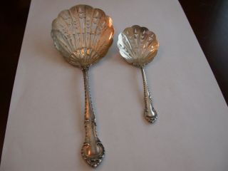2 Gorgeous Sterling Servers In English Gadroon Pattern By Gorham C 1939