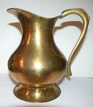 Vintage Brass Pitcher Made In India