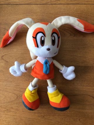 Sega Sonic Project Sonic The Hedgehog Cream Rabbit Plush 2003 10 " Vintage