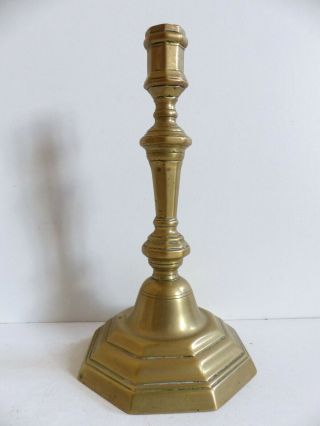 Mid 18th Century Antique French Bronze Candlestick 1750 