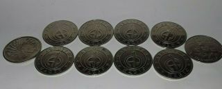 Deluxe Coin With 8 Abbott Palming Coins And 2 Magic Immortals Coins (cc)