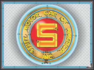 Stutz Motor Car Of America Dealer Neon Style Banner Sign Garage Art 4 