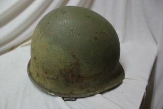 Us Military Ww2 Army Usmc M1 Rear Seam Helmet Swivel Bale Unrestored30