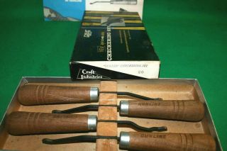 Vintage Gunline Set,  Gun Stock Checkering Tools Leader Checkering Set 20 2