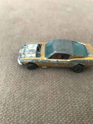 Mattel Hot Wheels Redline Gold 1967 Custom Mustang