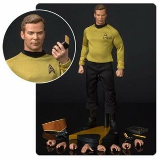 Star Trek Tos Captain Kirk 1/6 Scale By Qmx Master Series Reissue Presell