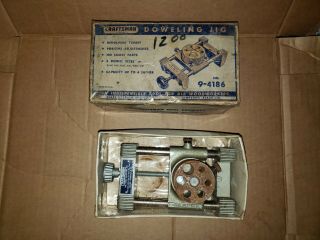 Vintage Craftsman Doweling Jig No.  9 - 4186 Box