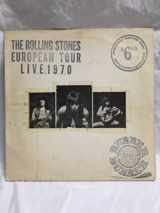 The Rolling Stones Live European Tour Live 1970 Rubber Dubber Records