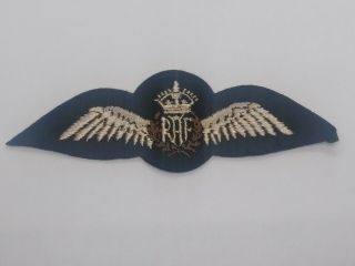 Rcaf Raf Pilot Wings Patches Canadian Air Force Ww2