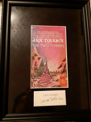 Lord Of The Rings " Autographed By J.  R.  R.  Tolkien " 3rd Printing 