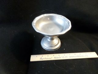 Vintage - Queen Anne Style Footed Bowl 5 Inches Tall,  7 Inches Wide