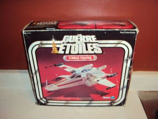 Star Wars Vintage Gde X - Wing Fighter Box Only Canadian Kenner Canada 1978 Rare