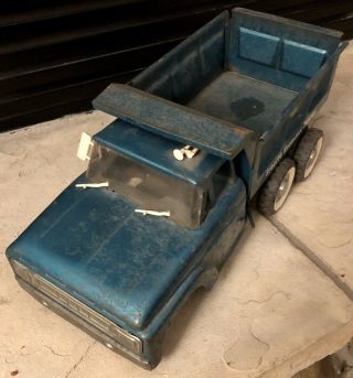 Vintage Structo Hydraulic Dump Truck Pressed Steel Toy