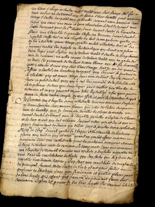 1704 Old Handwritten Memoirs Document 12 Pages