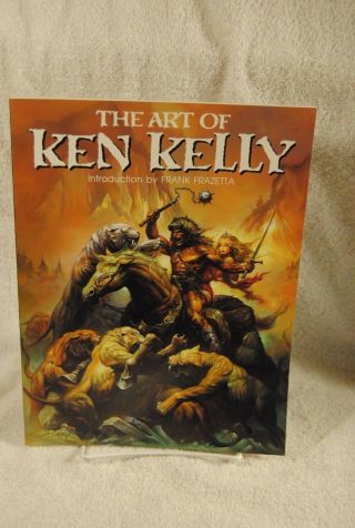 The Art Of Ken Kelly Intro By Frank Frazetta 1990 1st Print