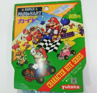 Vintage Mario Kart Kite Yukata Nintendo Japan Famicom Snes Memorabilia