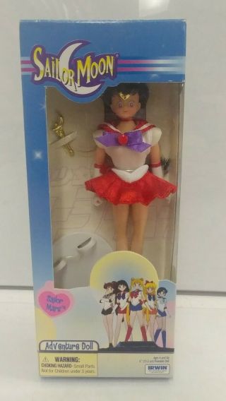 Sailor Moon Mars Adventure Doll Figure Anime Bandai 17 " 2000 Rare