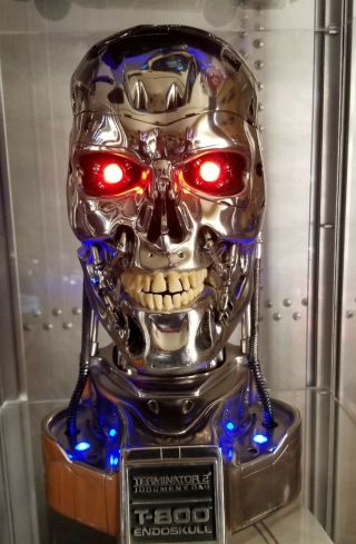 Terminator T - 800 1:1 Scale Life Size T2 Endoskull Bust Toynami HCG 2