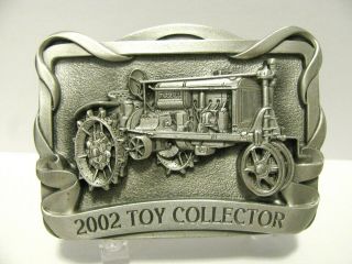 Ih International Farmall F30 Tractor Toy Collector 2002 Pewter Belt Buckle 1st
