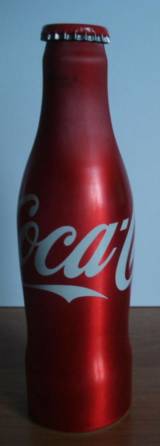 Coca Cola Bottle Aluminium Polish Very Rare Full