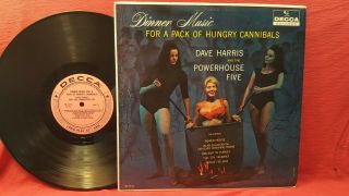 Dave Harris " Dinner Music For A Pack Of Hungry Cannibals " 1961 Promo,  Space Age