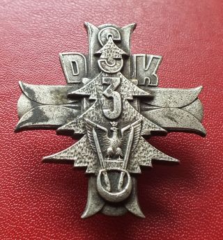 Poland Polish 3rd Carpathian Rifle Division Badge Lorioli Medal Order