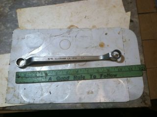Vintage Blackhawk Tools 11/16 X 5/8 Deep Offset Box Wrench 12 Point - Usa - Bw1212