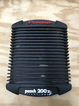 Vintage Rockford Fosgate Punch 200x2 Amplifier Broken