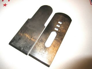Vintage Wood Plane Blades Sargent Tool Co.  & Unknown Good Cond.