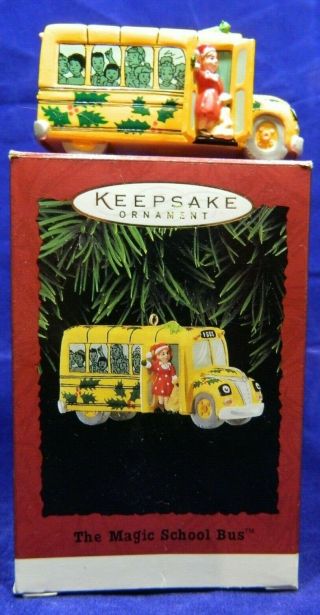 Hallmark Keepsake Ornament The Magic School Bus,  1995,  Mib